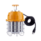 60W High Bay Temporary Job Site Hanging LED Linkable Work Light 360° Light 5000K Daylight AC100-277V